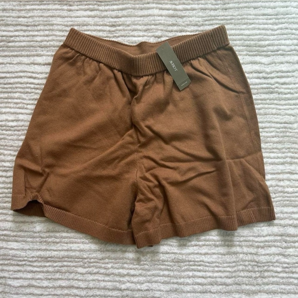 NWT J. Crew High Waist Tan Women's Sweater Shorts